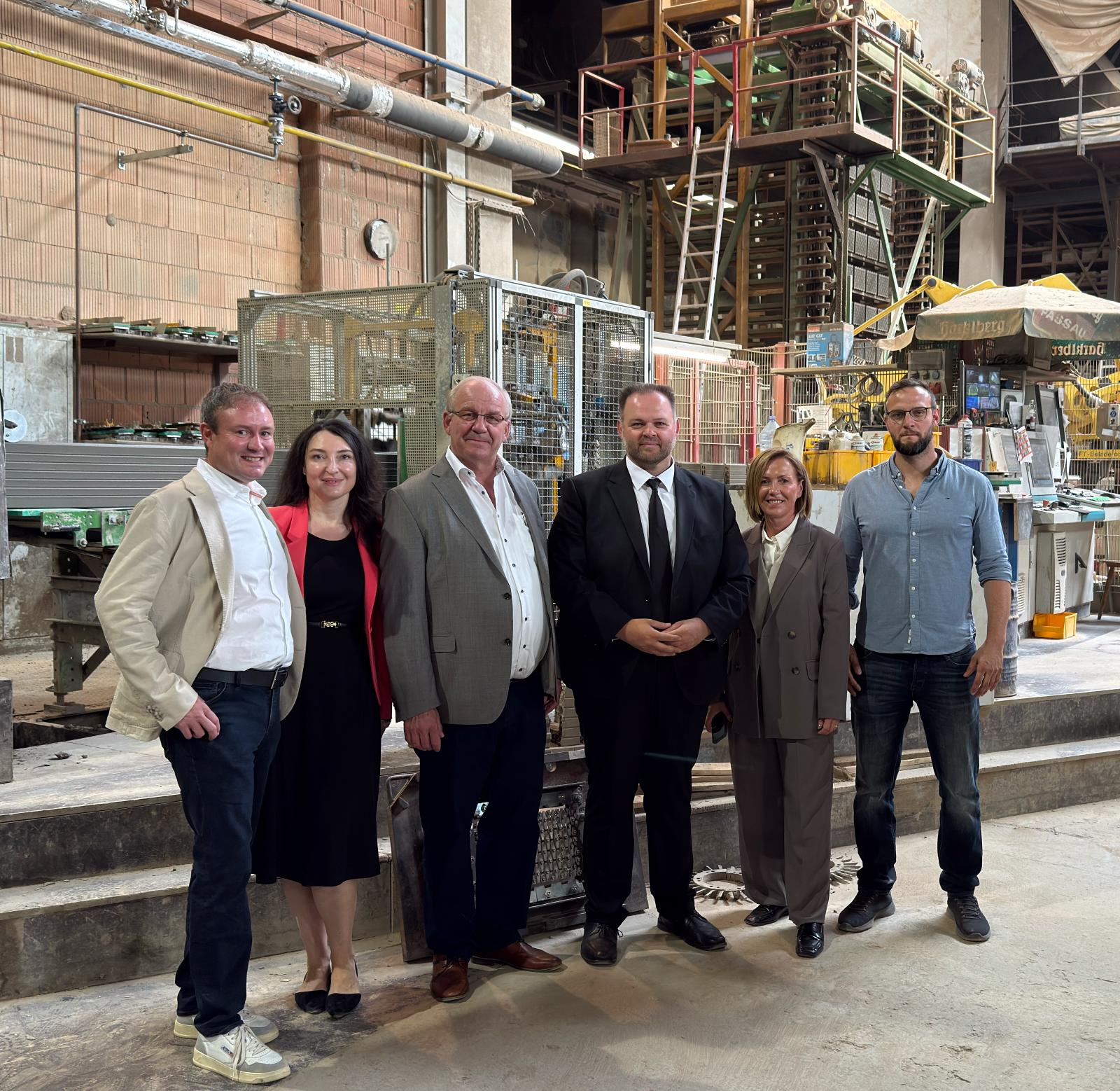 Erogulu und Lindinger in der Ziegelfabrik